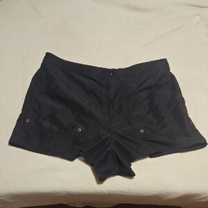 Maxine of Hollywood Azul Classic Black Lined Swim Shorts 18
